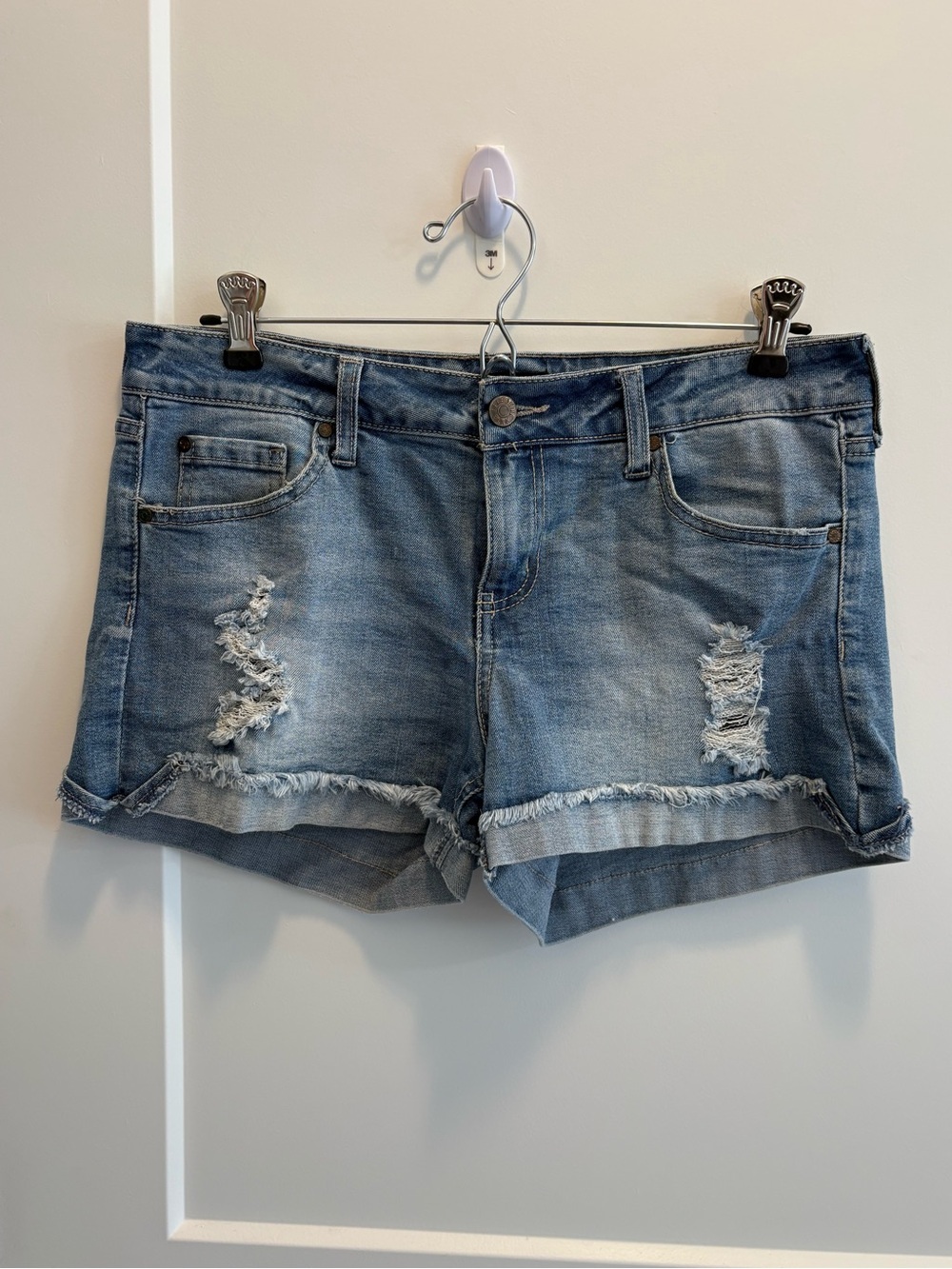 Celebrity Pink denim shorts #78